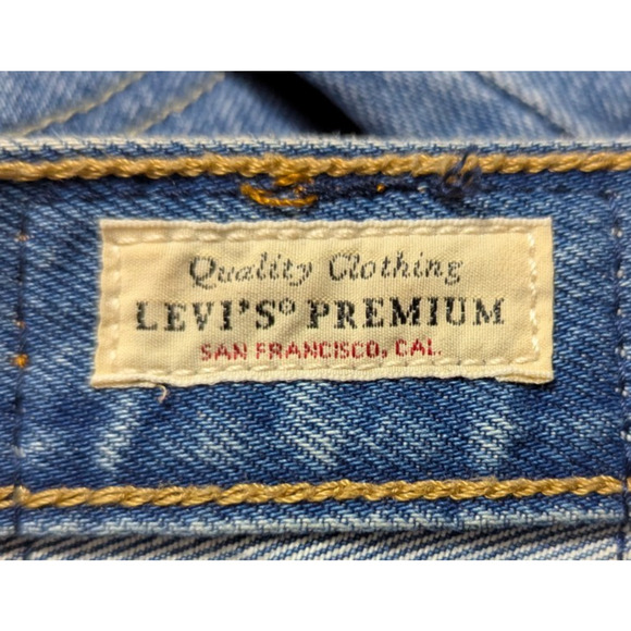Levi's 501 90s Women's Jeans sz 25/27 button fly distressed 100% cotton 1225 - Picture 6 of 9